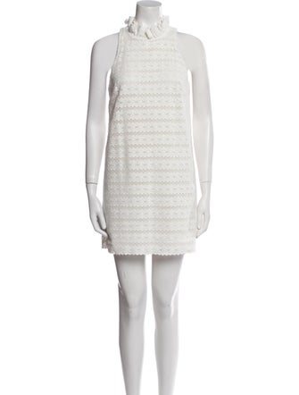 Sézane Mock Neck Mini Dress