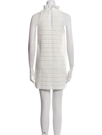 Sézane Mock Neck Mini Dress