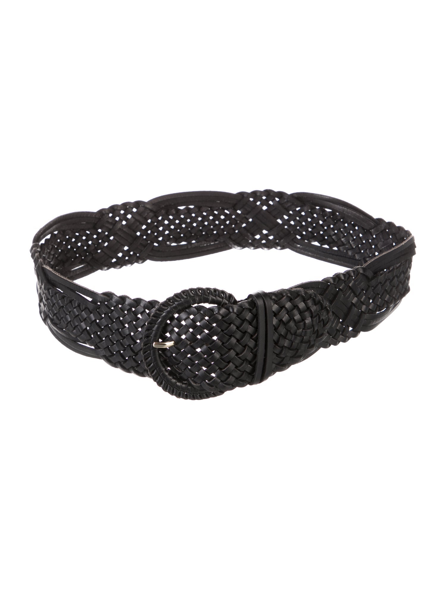 Sézane Wide Leather Waist Belt