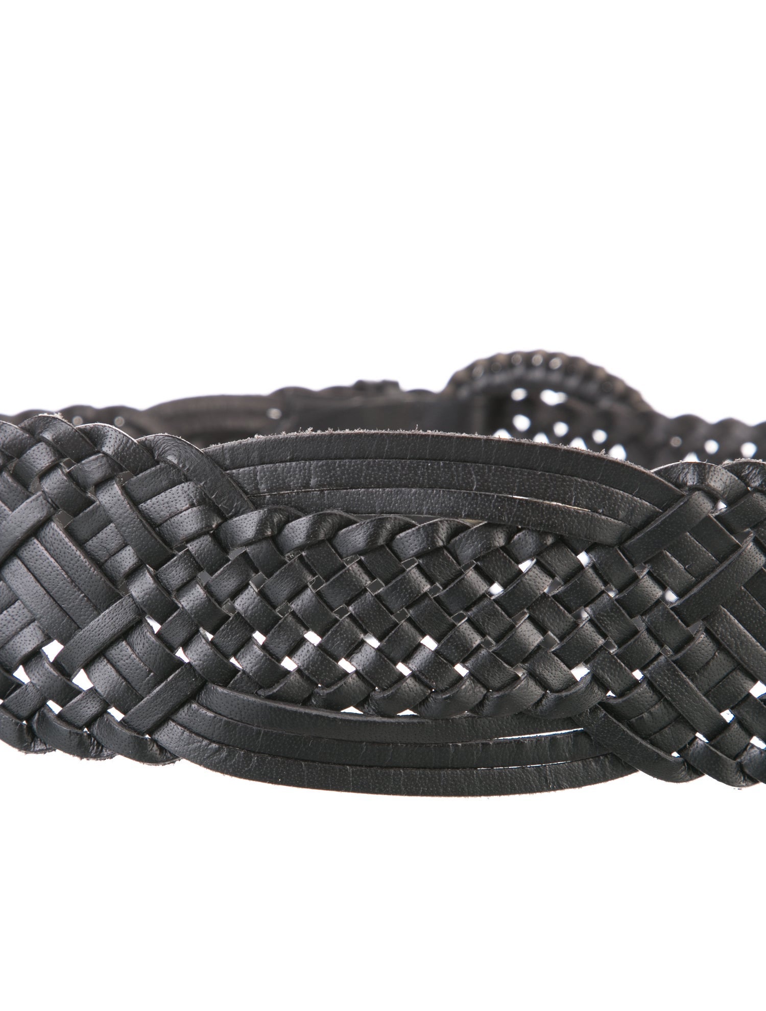 Sézane Wide Leather Waist Belt