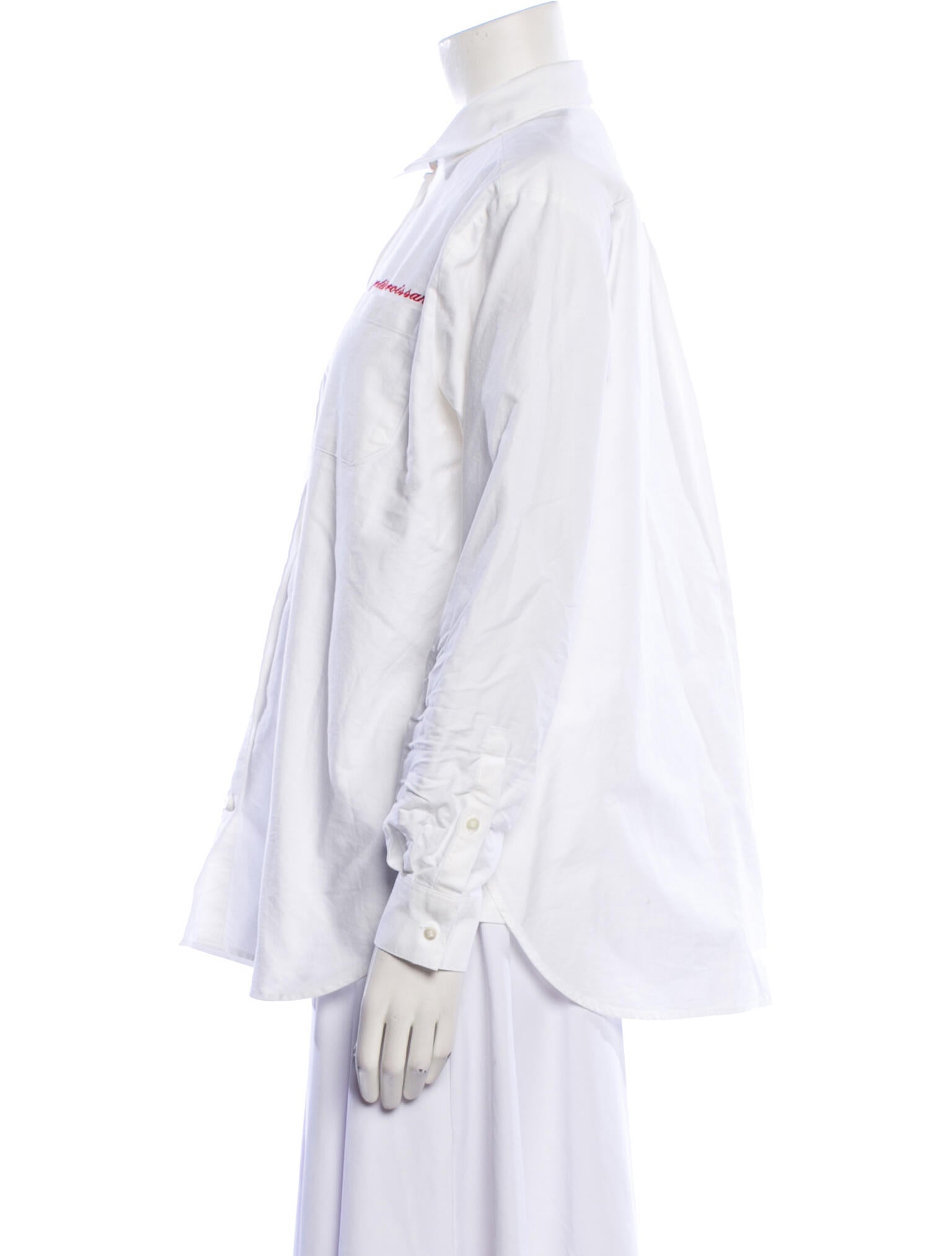 Sézane Long Sleeve Button-Up Top