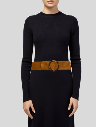 Sézane Wide Suede Belt