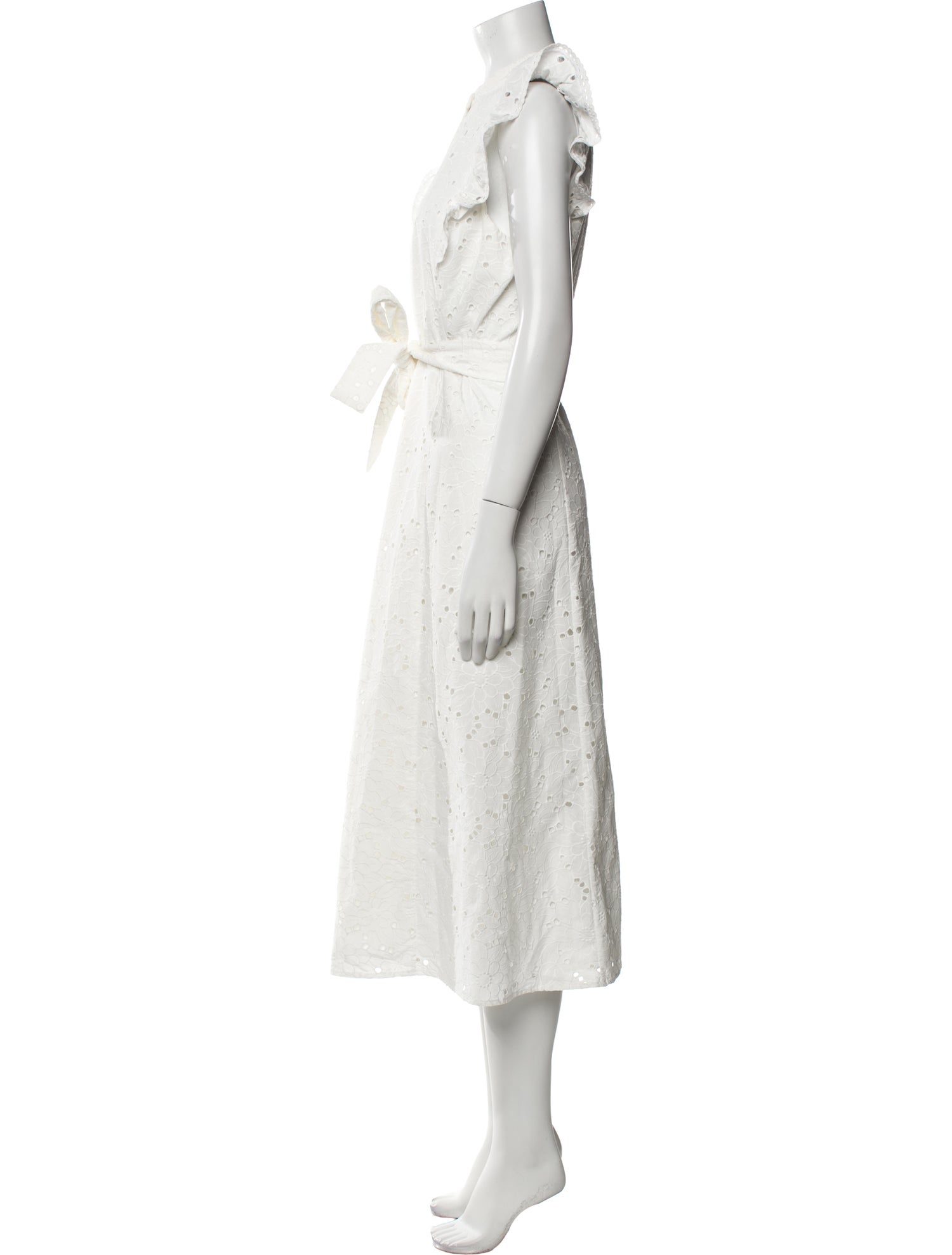 Sézane Mock Neck Long Dress