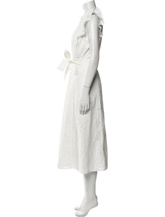 Sézane Mock Neck Long Dress