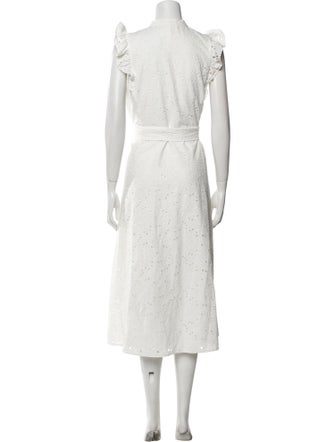 Sézane Mock Neck Long Dress