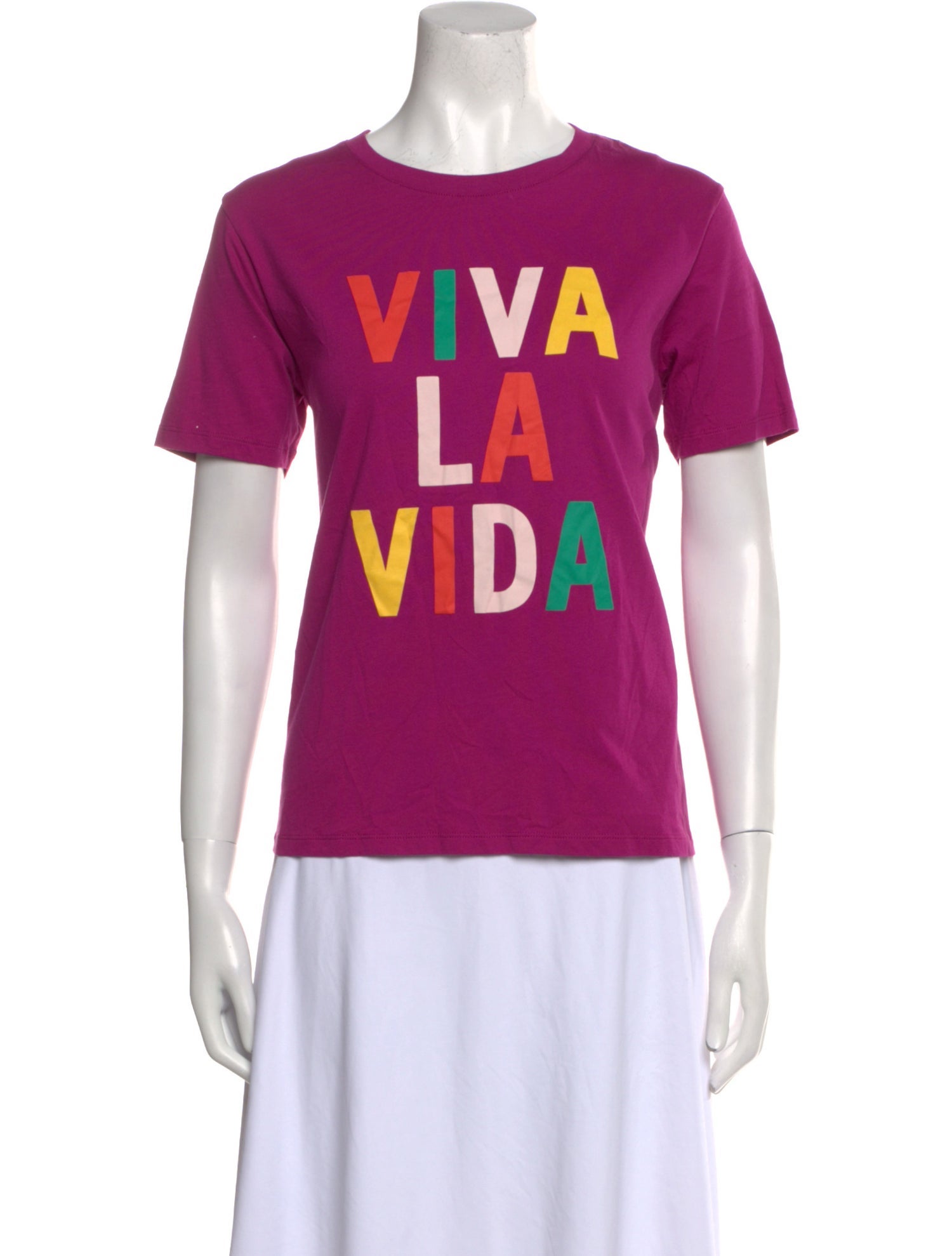 Sézane Graphic Print Crew Neck T-Shirt