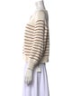 Sézane Striped Scoop Neck Sweater