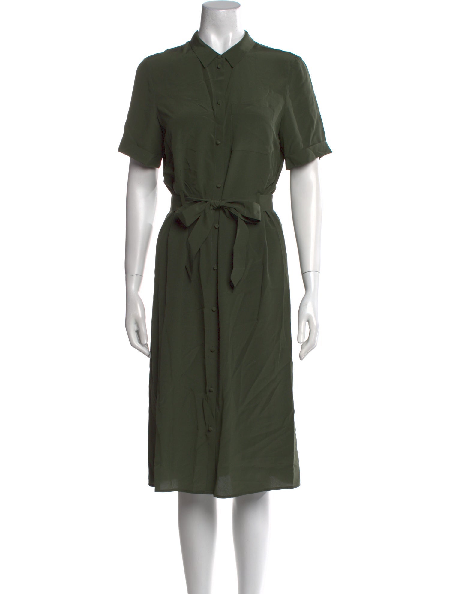 Sézane Silk Midi Length Dress