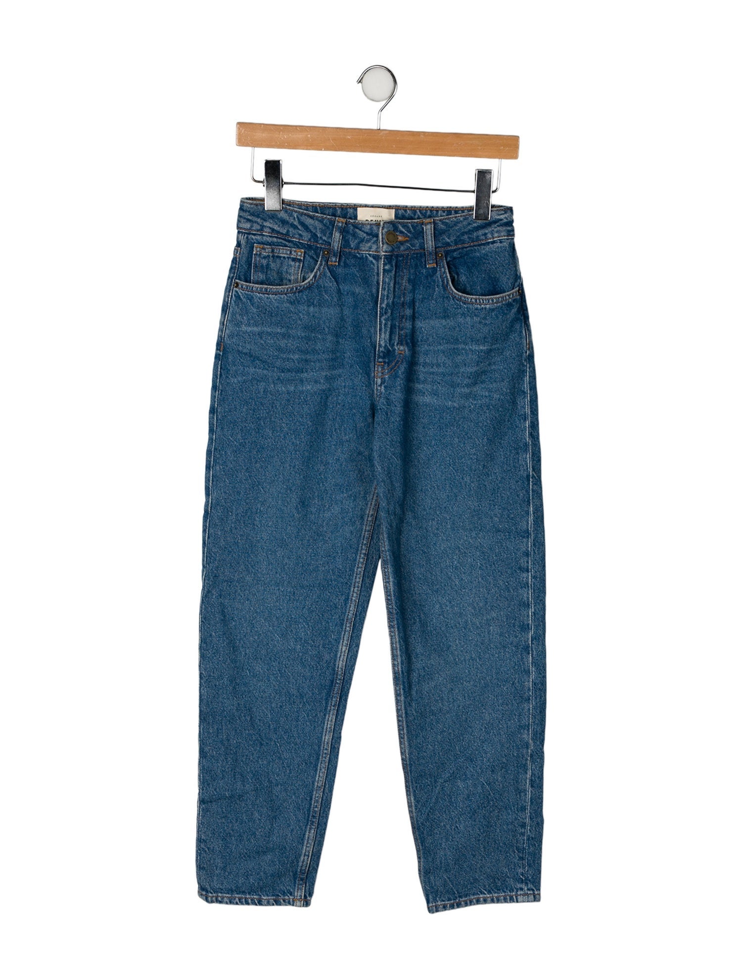 Sézane Mid-Rise Straight Leg Jeans