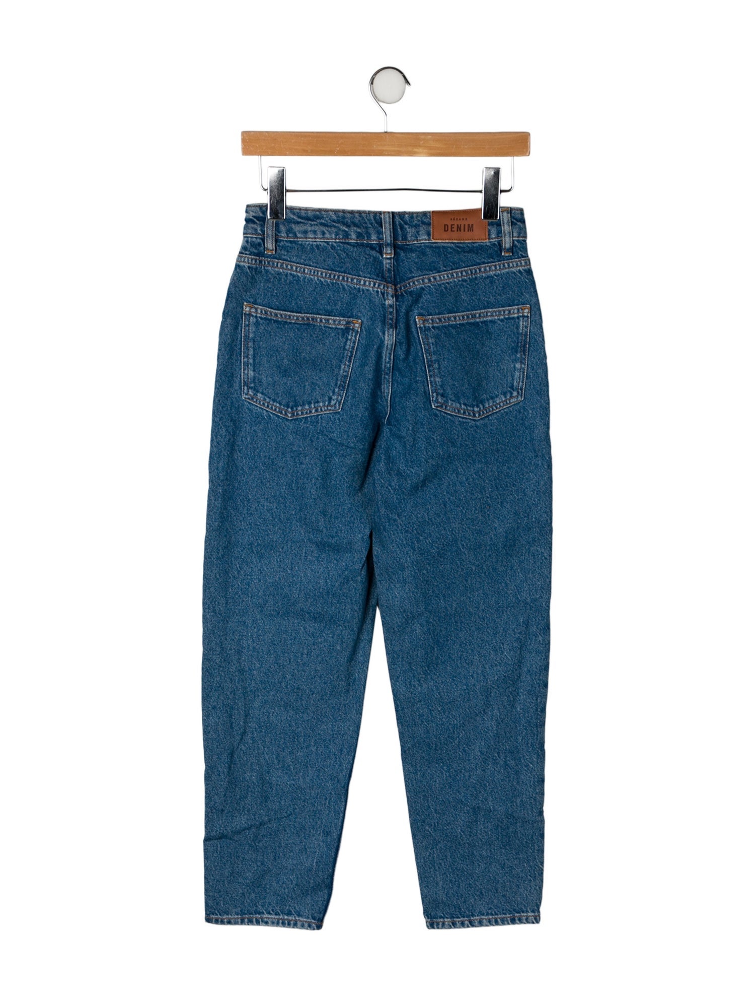 Sézane Mid-Rise Straight Leg Jeans