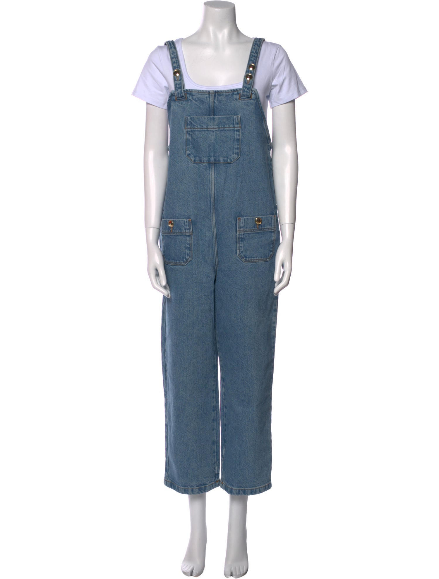 Sézane Square Neckline Jumpsuit w/ Tags