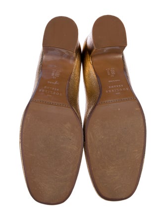 Sézane Leather T-Strap Pumps