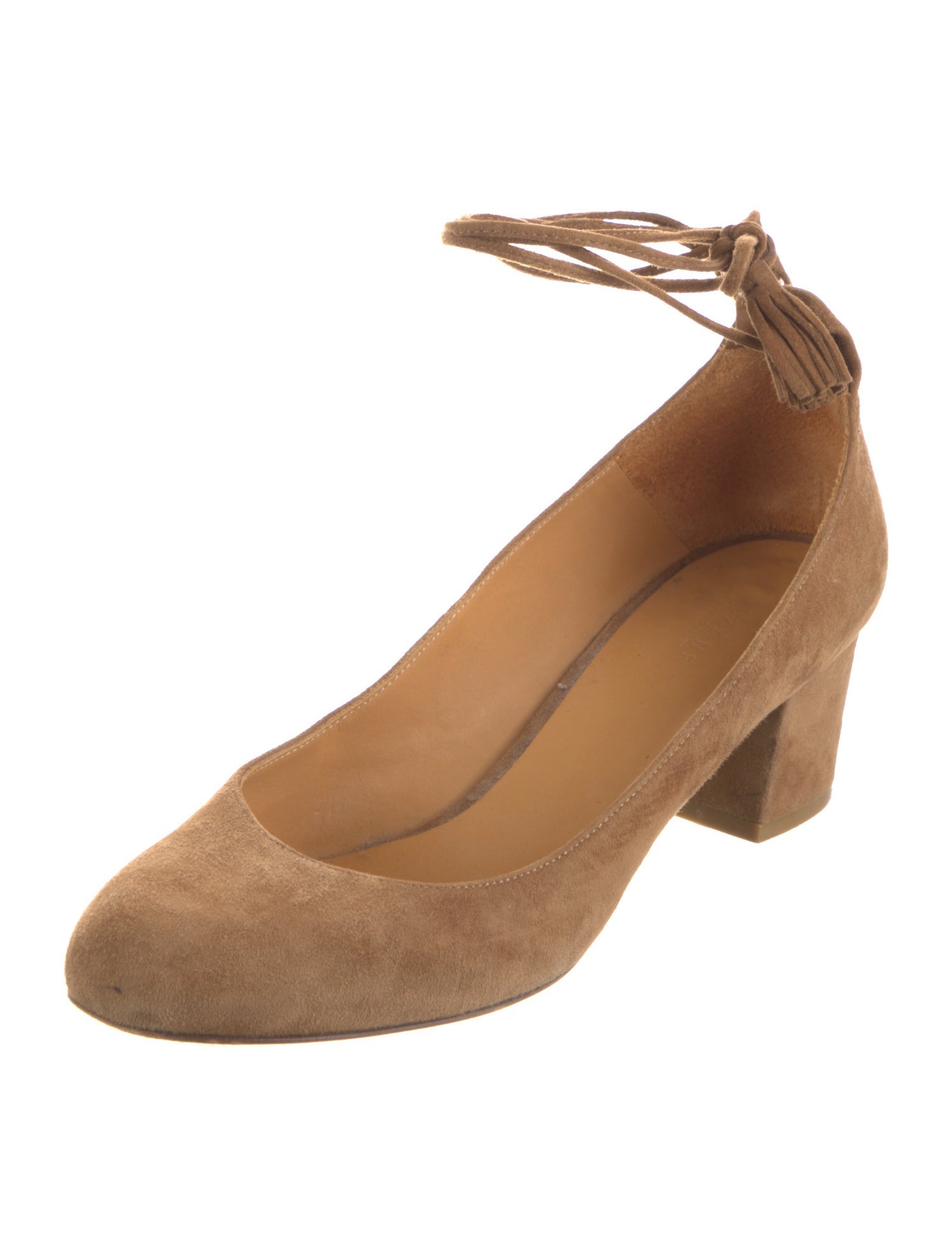 Sézane Suede Tassel Accents Pumps