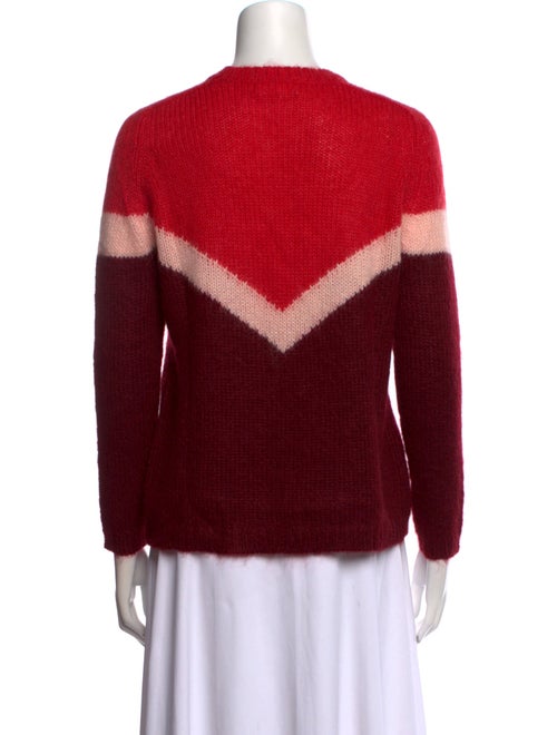 Sézane Striped Mock Neck Sweater