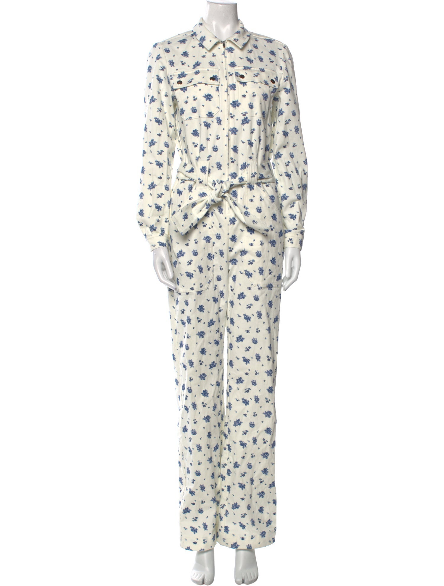 Sézane Floral Print Jumpsuit w/ Tags