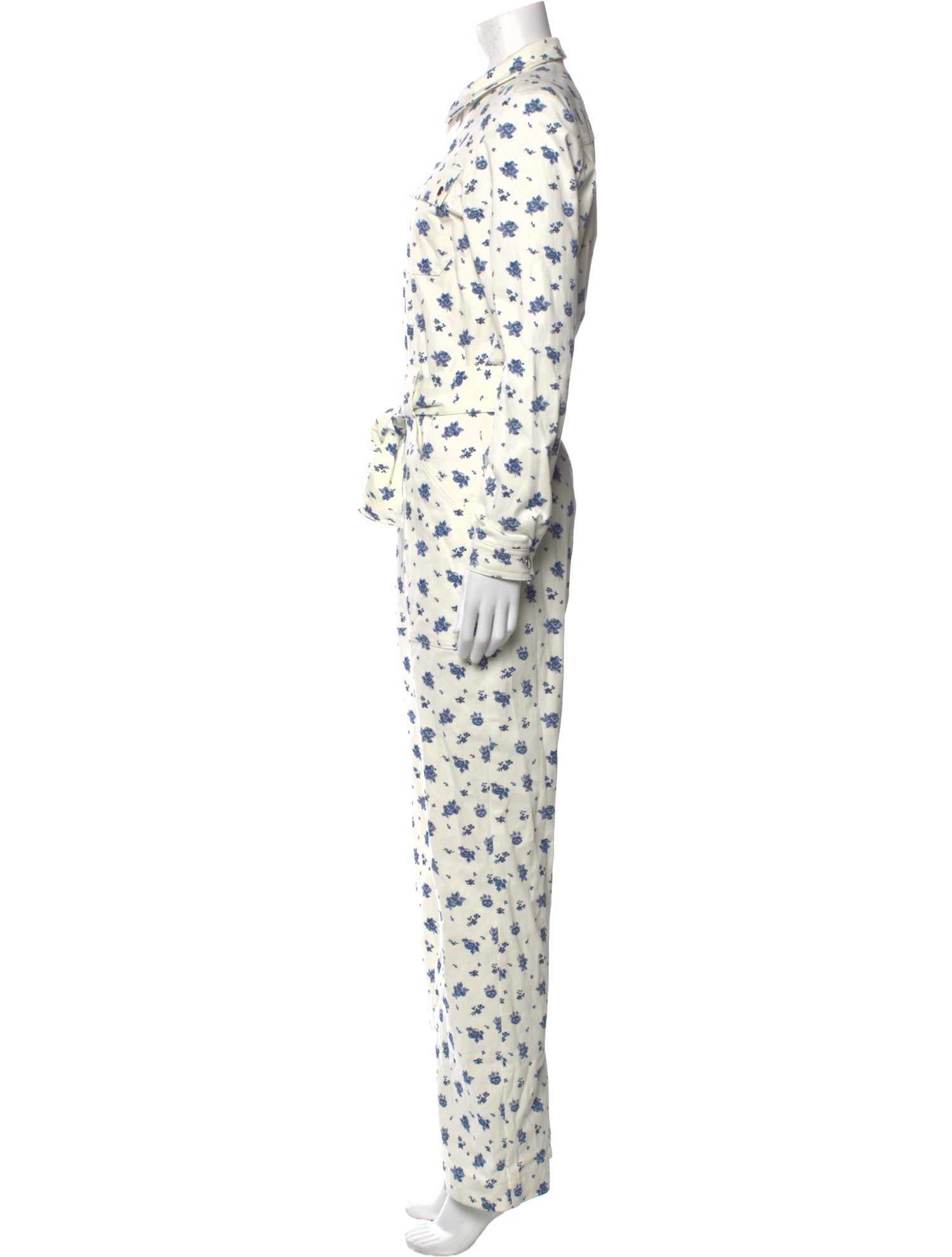 Sézane Floral Print Jumpsuit w/ Tags