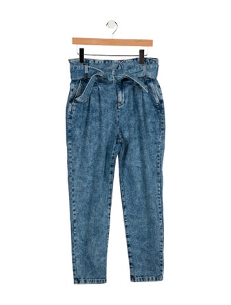 Sézane High-Rise Straight Leg Jeans