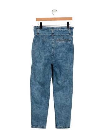 Sézane High-Rise Straight Leg Jeans