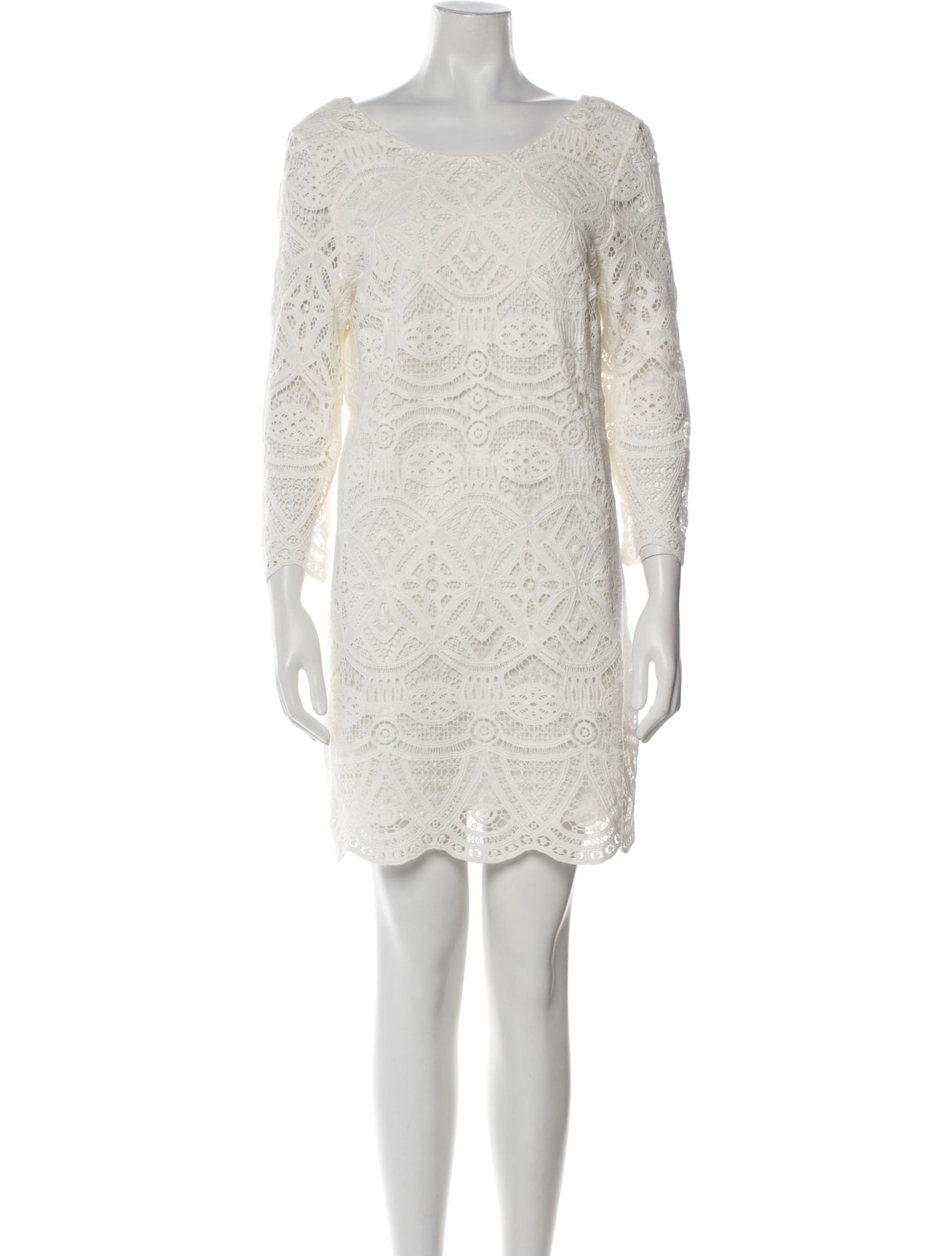 Sézane Bateau Neckline Mini Dress