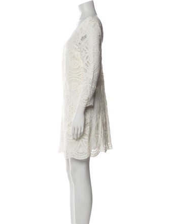 Sézane Bateau Neckline Mini Dress