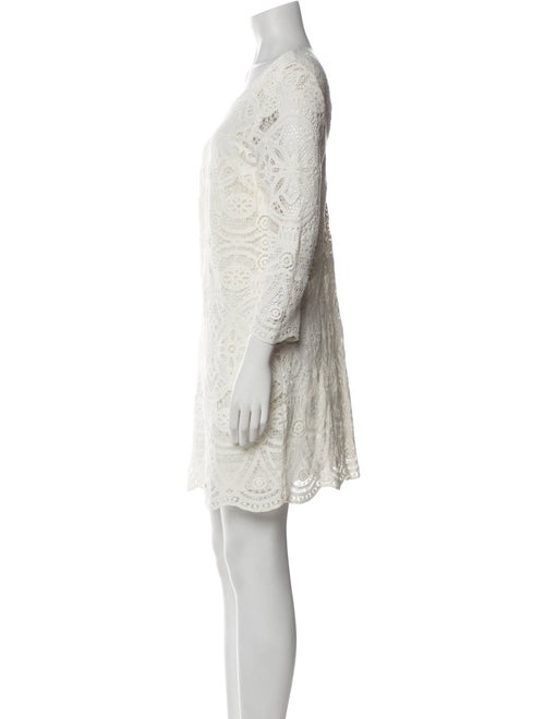 Sézane Bateau Neckline Mini Dress