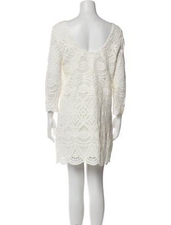 Sézane Bateau Neckline Mini Dress