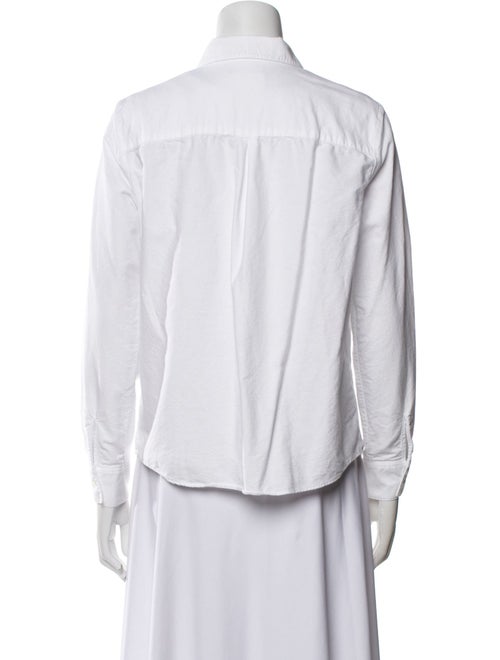 Sézane Three-Quarter Sleeve Button-Up Top