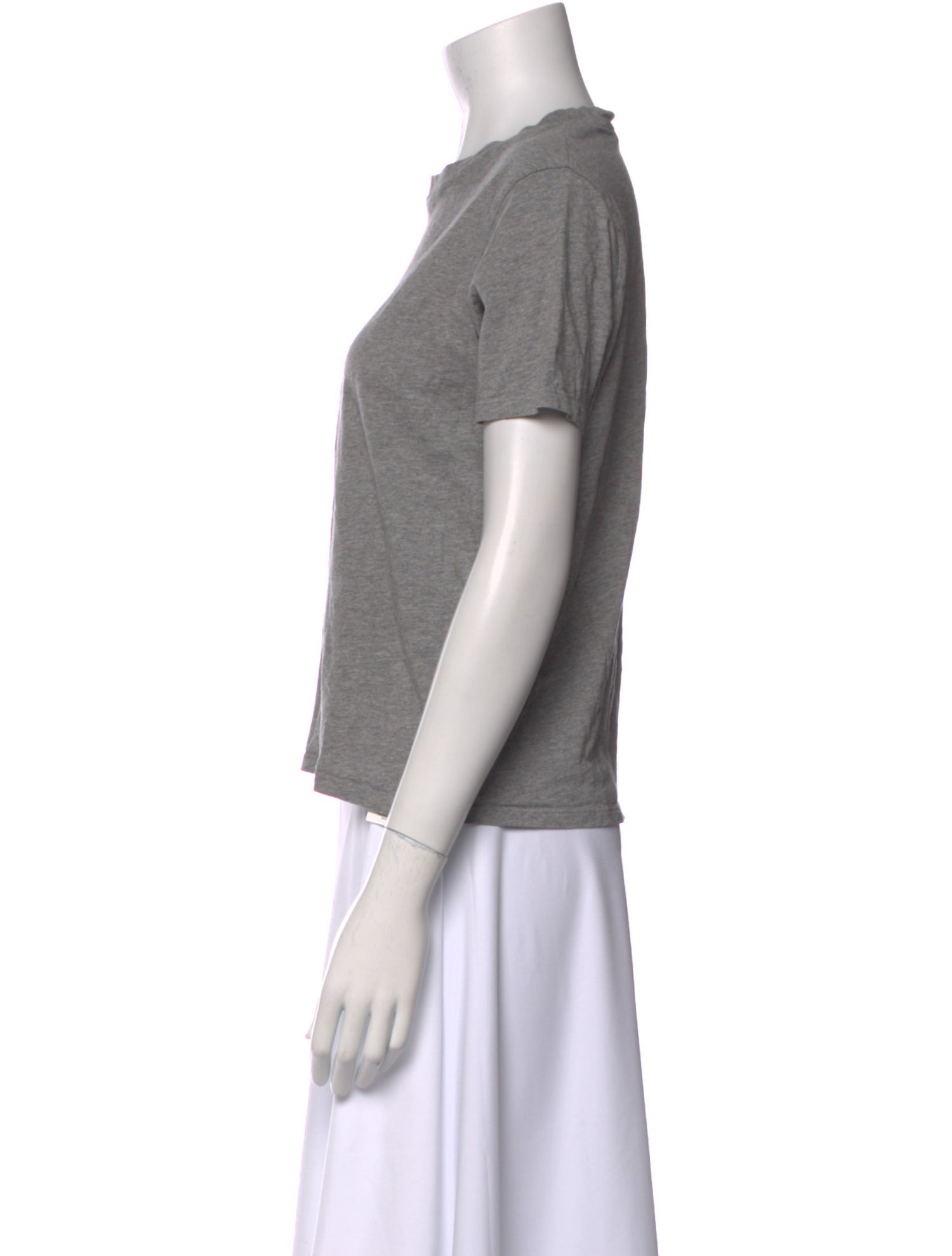 Sézane Crew Neck Short Sleeve T-Shirt