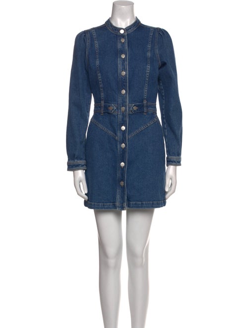 Sézane Mock Neck Mini Dress