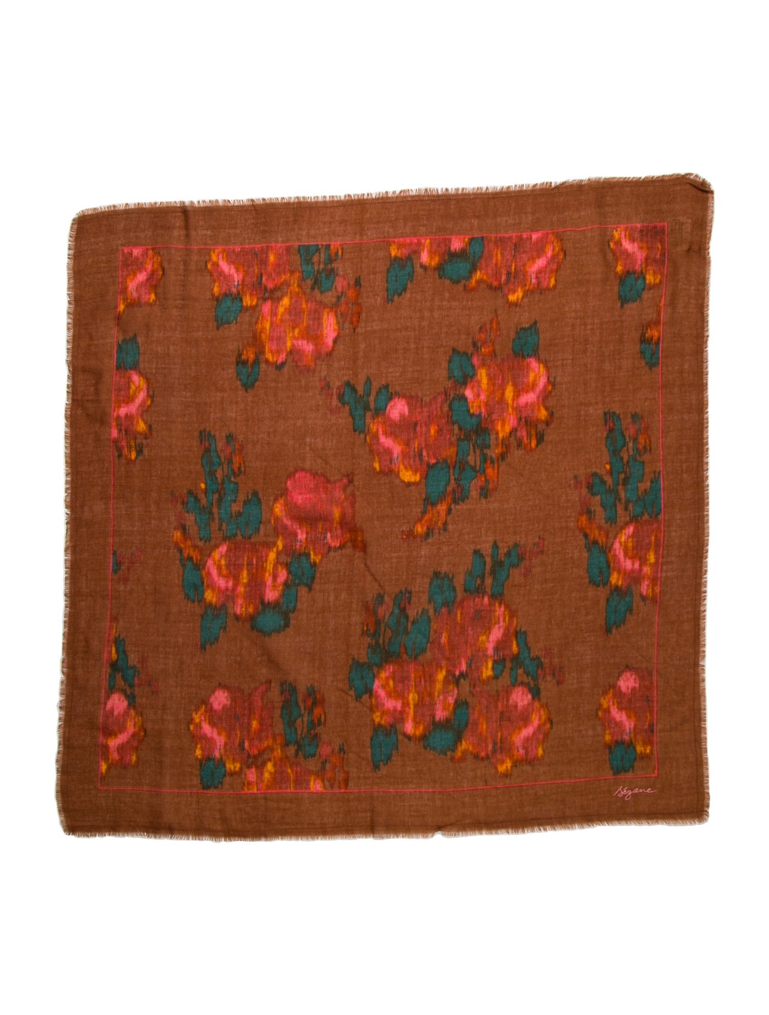 Sézane Silk Iridescent Silk Scarf