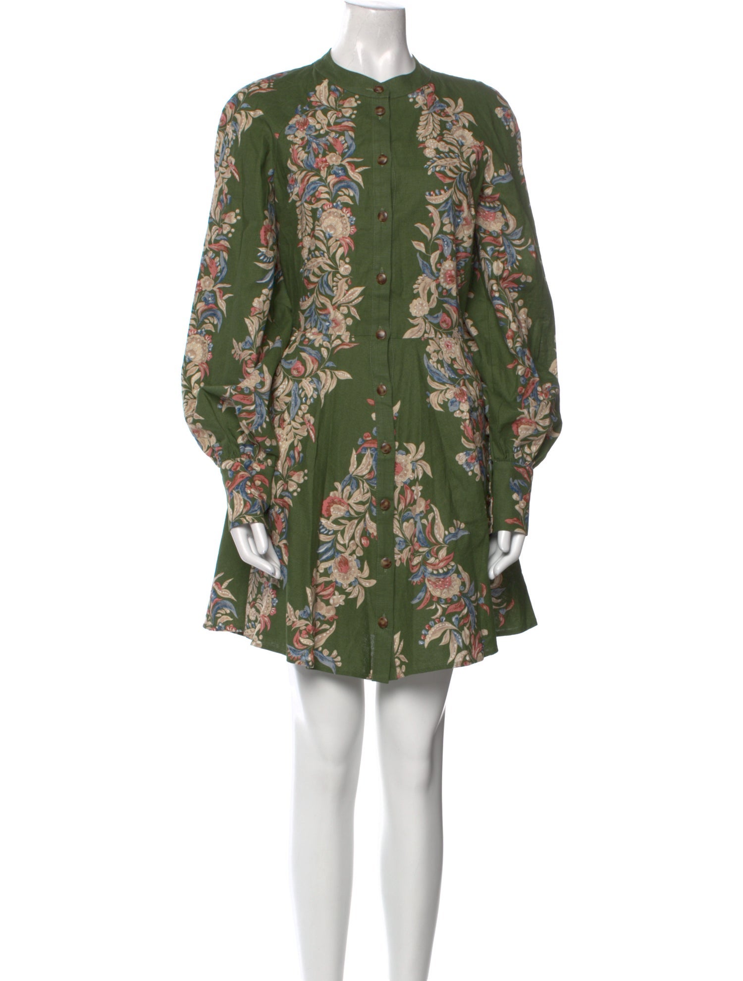 Sézane Floral Print Mini Dress