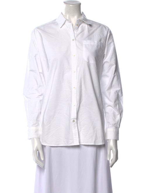 Sézane Long Sleeve Button-Up Top