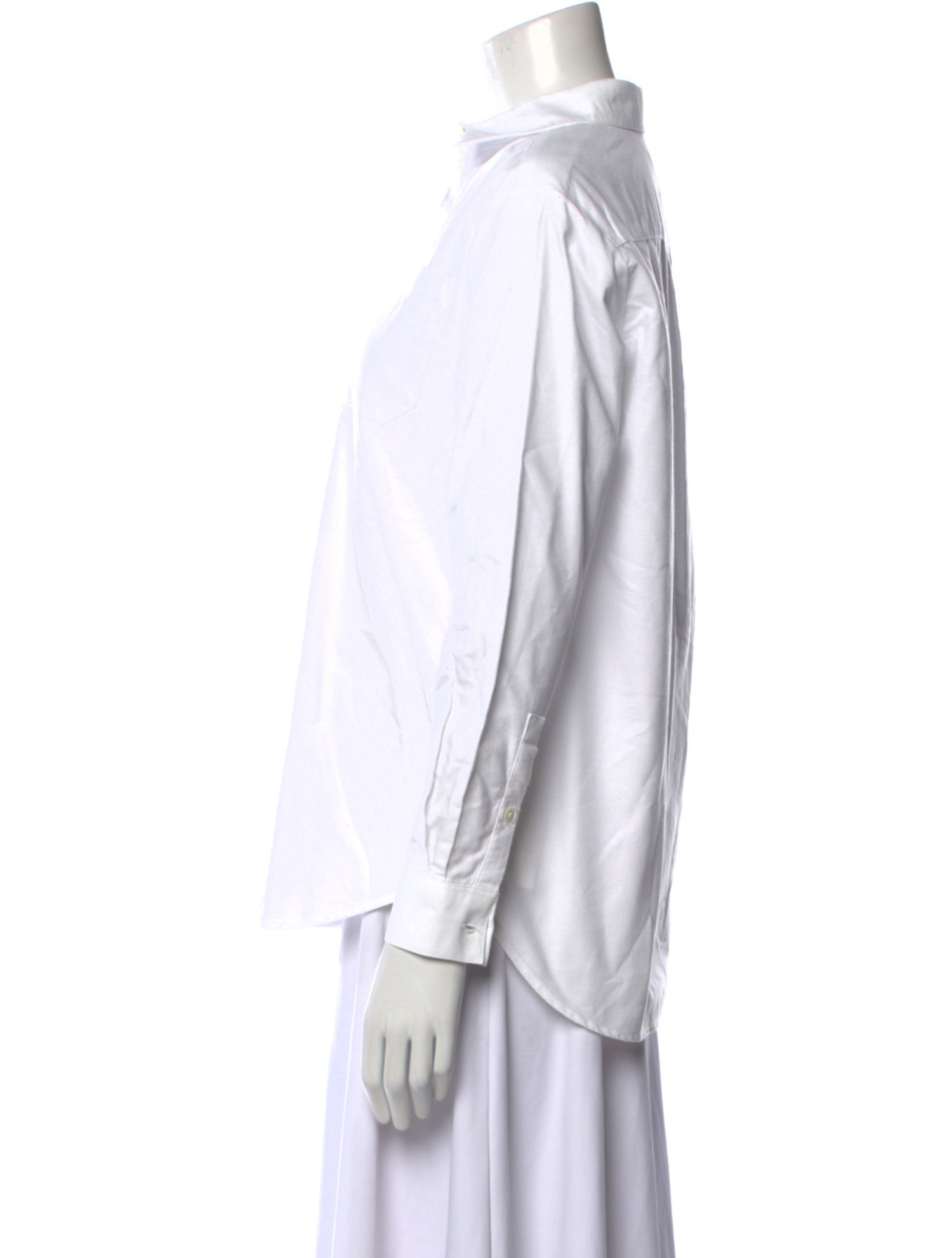 Sézane Long Sleeve Button-Up Top