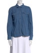 Sézane Long Sleeve Button-Up Top