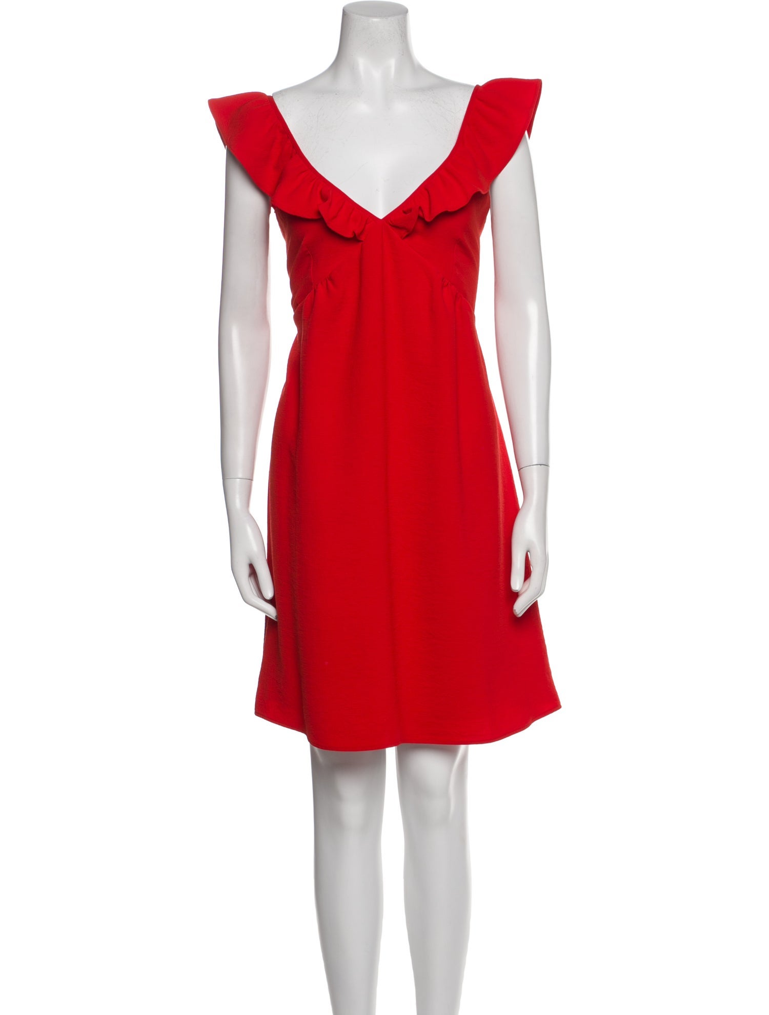 Sézane V-Neck Mini Dress