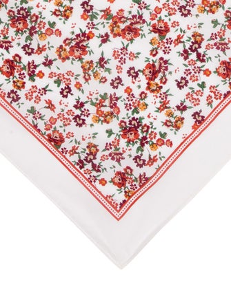 Sézane Floral Print Scarf