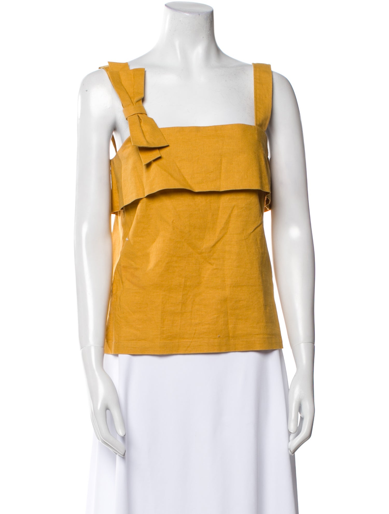 Sézane Square Neckline Sleeveless Top