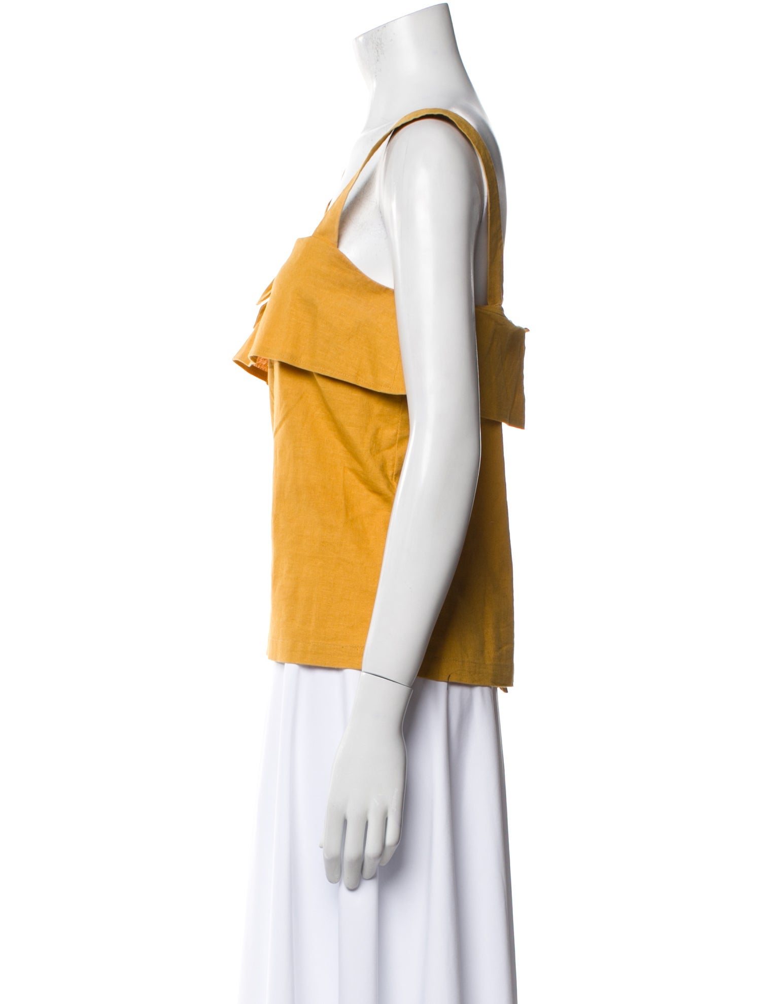 Sézane Square Neckline Sleeveless Top