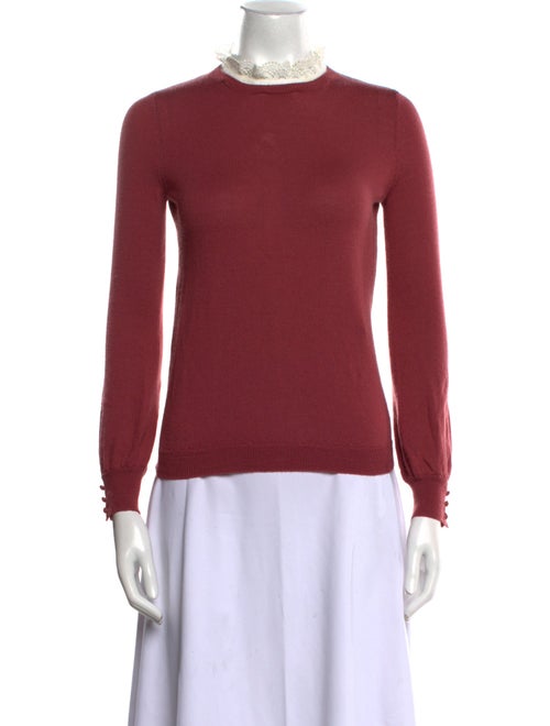 Sézane Merino Wool Mock Neck Top