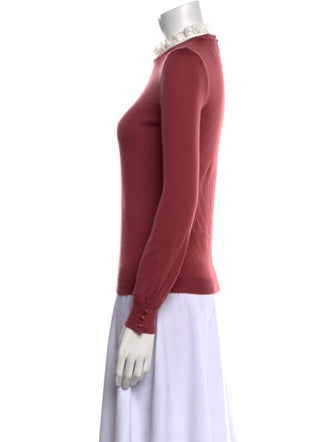 Sézane Merino Wool Mock Neck Top