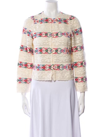 Sézane Plaid Print Evening Jacket