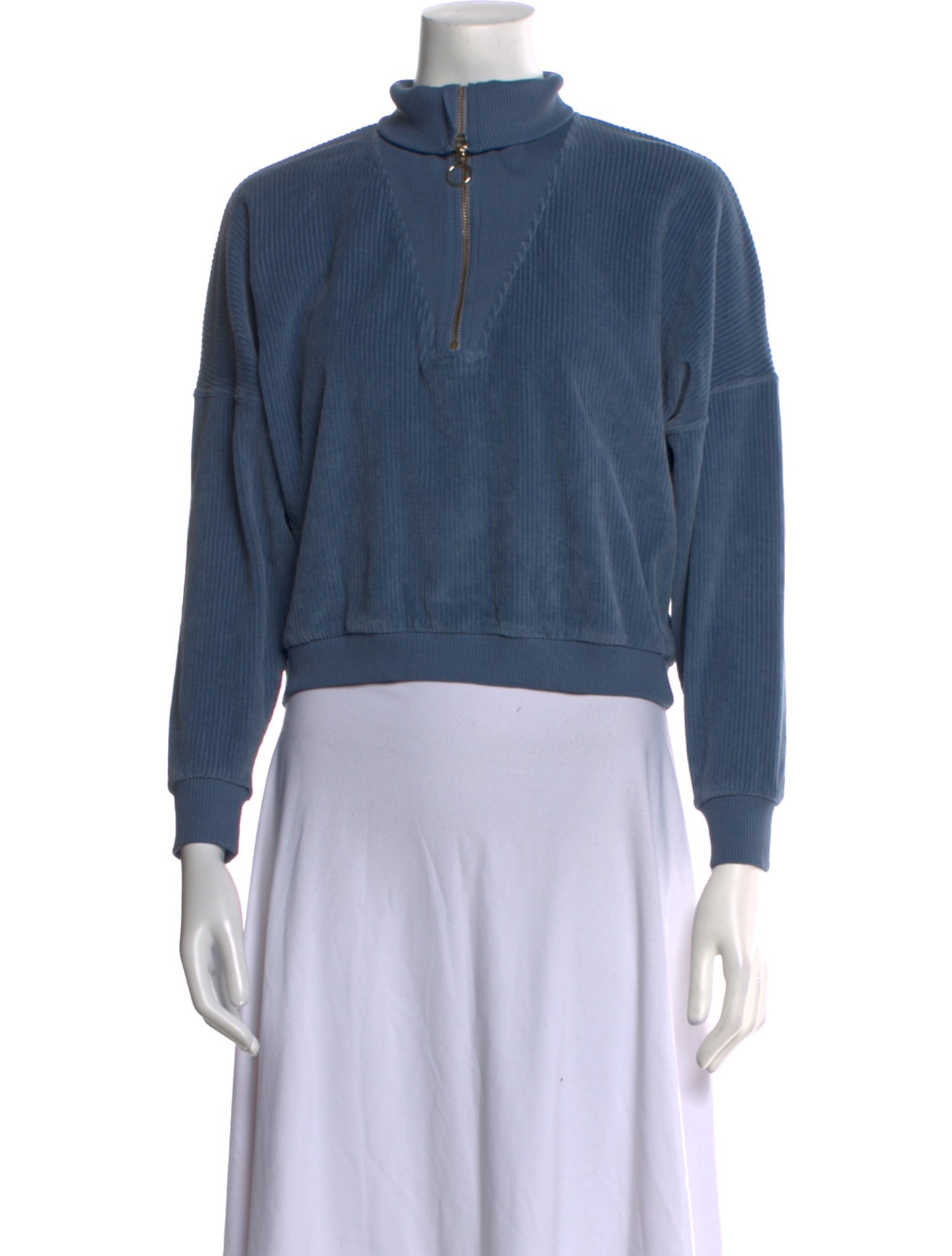 Sézane Mock Neck Sweater