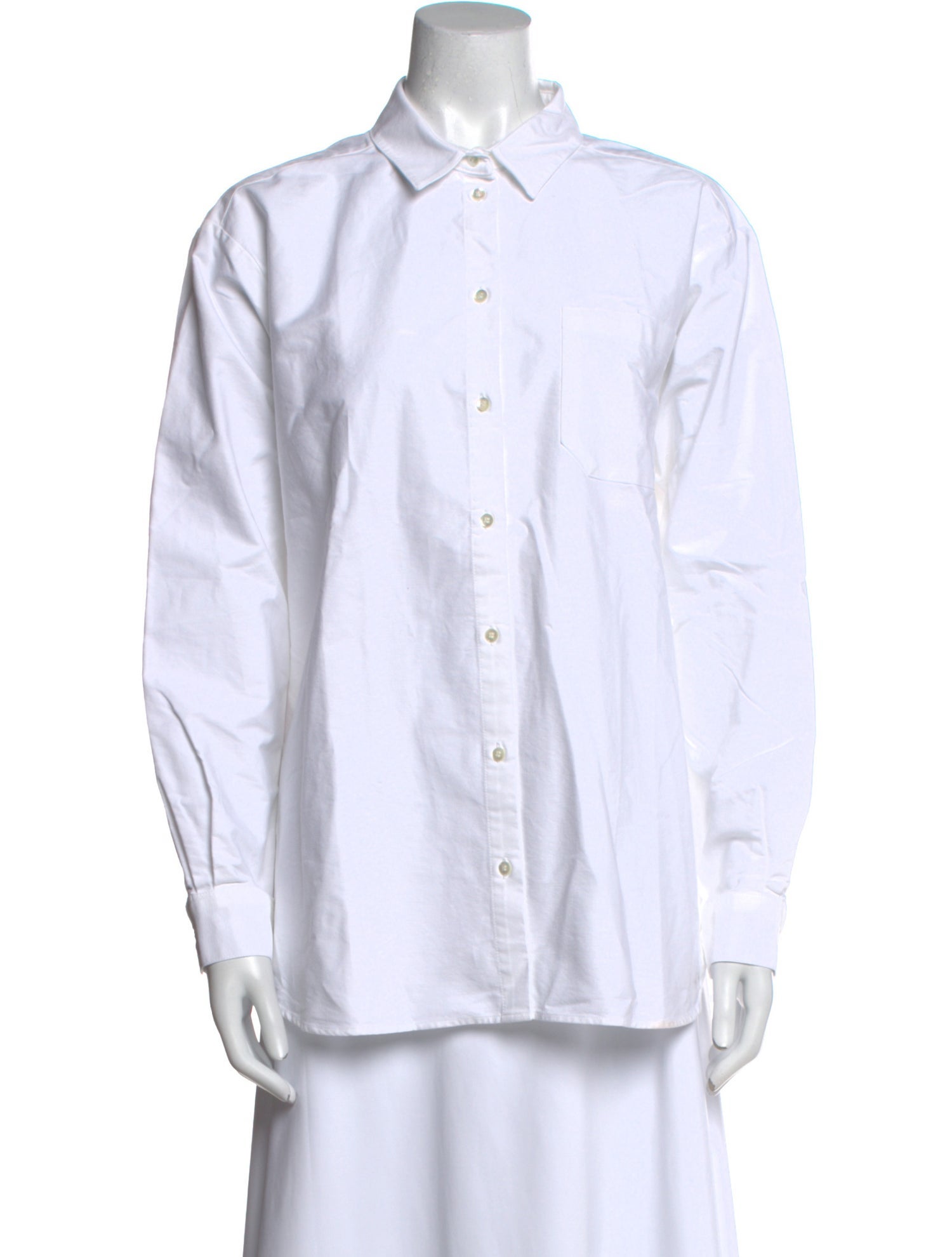 Sézane Long Sleeve Button-Up Top