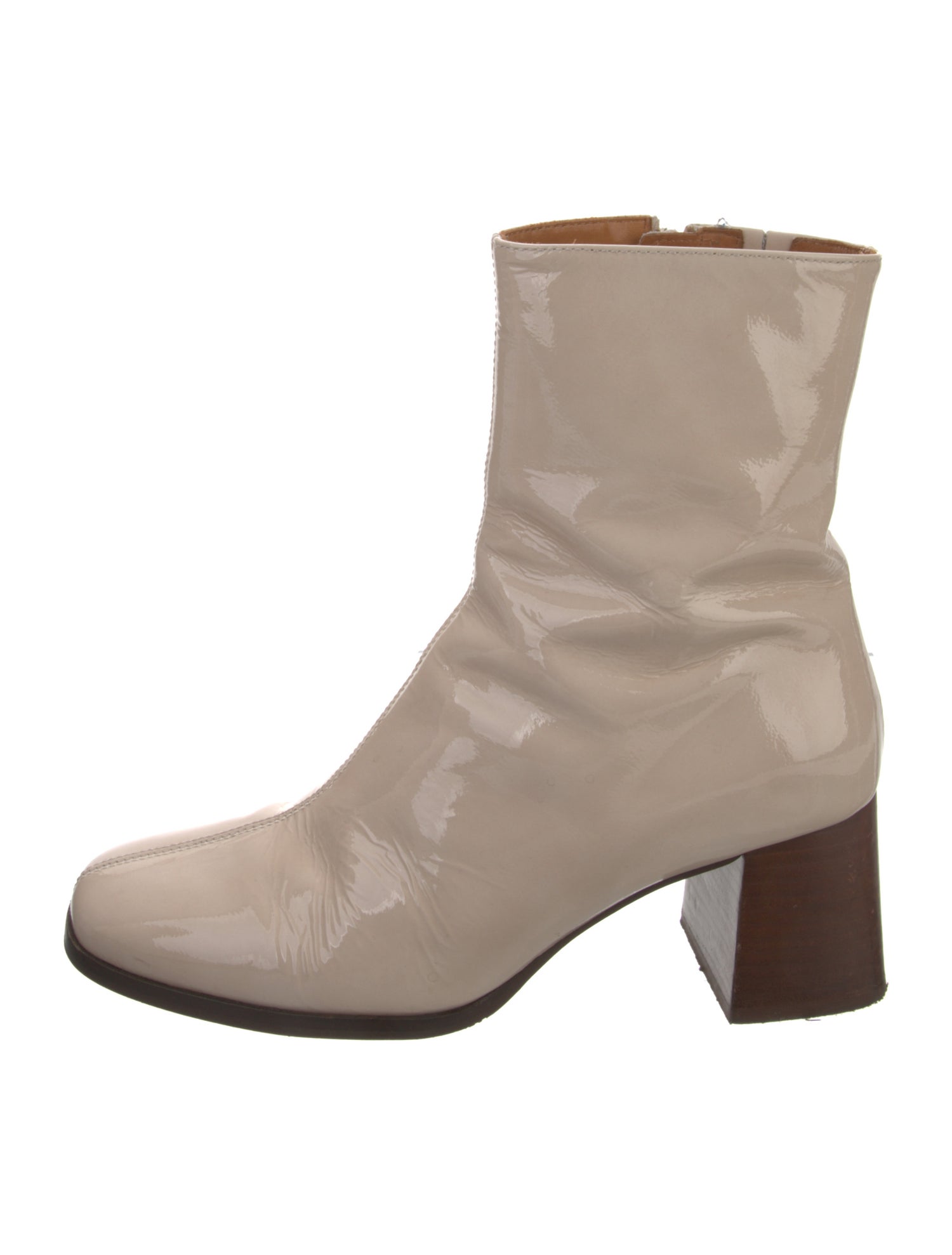 Sézane Patent Leather Boots