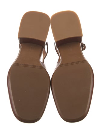 Sézane Patent Leather Slingback Pumps