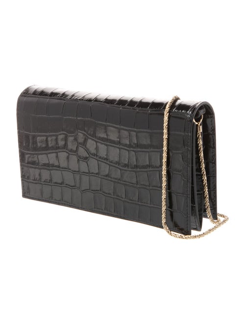 Sézane Embossed Leather Shoulder Bag