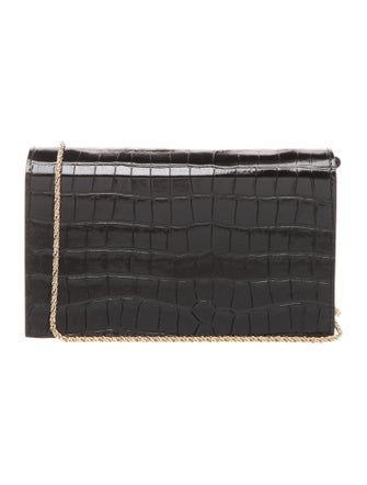 Sézane Embossed Leather Shoulder Bag