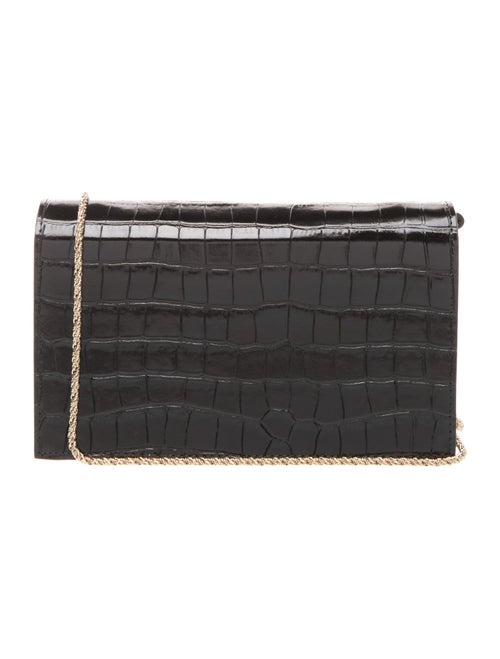 Sézane Embossed Leather Shoulder Bag