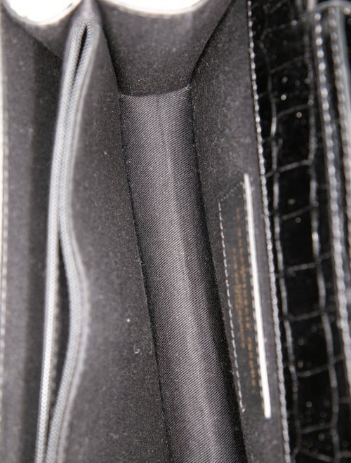 Sézane Embossed Leather Shoulder Bag