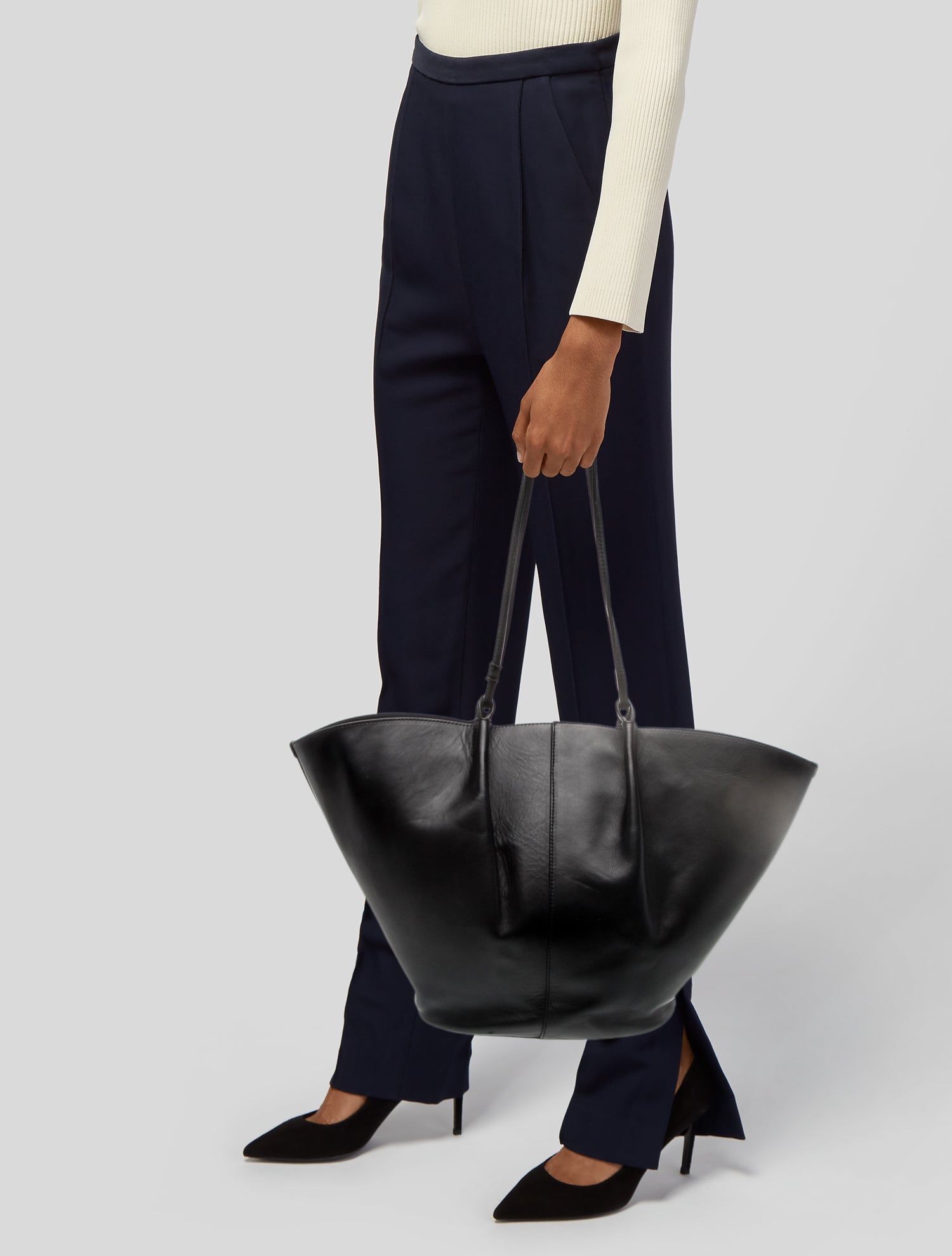 Sézane Leather Tote